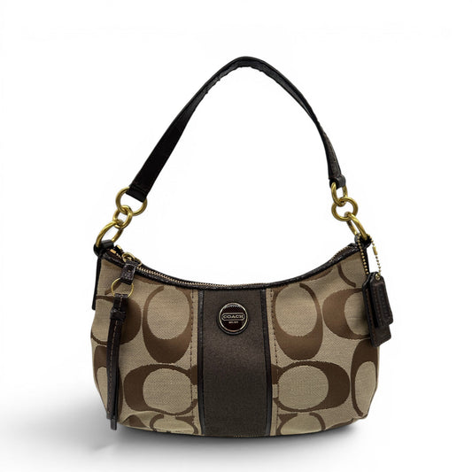 Vintage Coach F23544 Brown Trim Monogram Shoulder Bag - Thanks it's Vintage