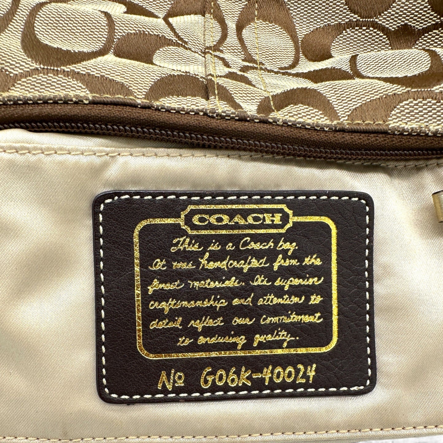 Vintage Coach F40024 Monogram Mini Shoulder Bag - Thanks it's Vintage