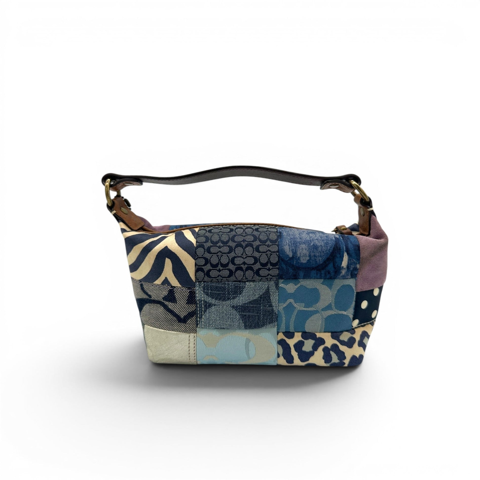 Vintage Coach F40530 Patchwork Denim Shoulder Bag - Thanks it's Vintage