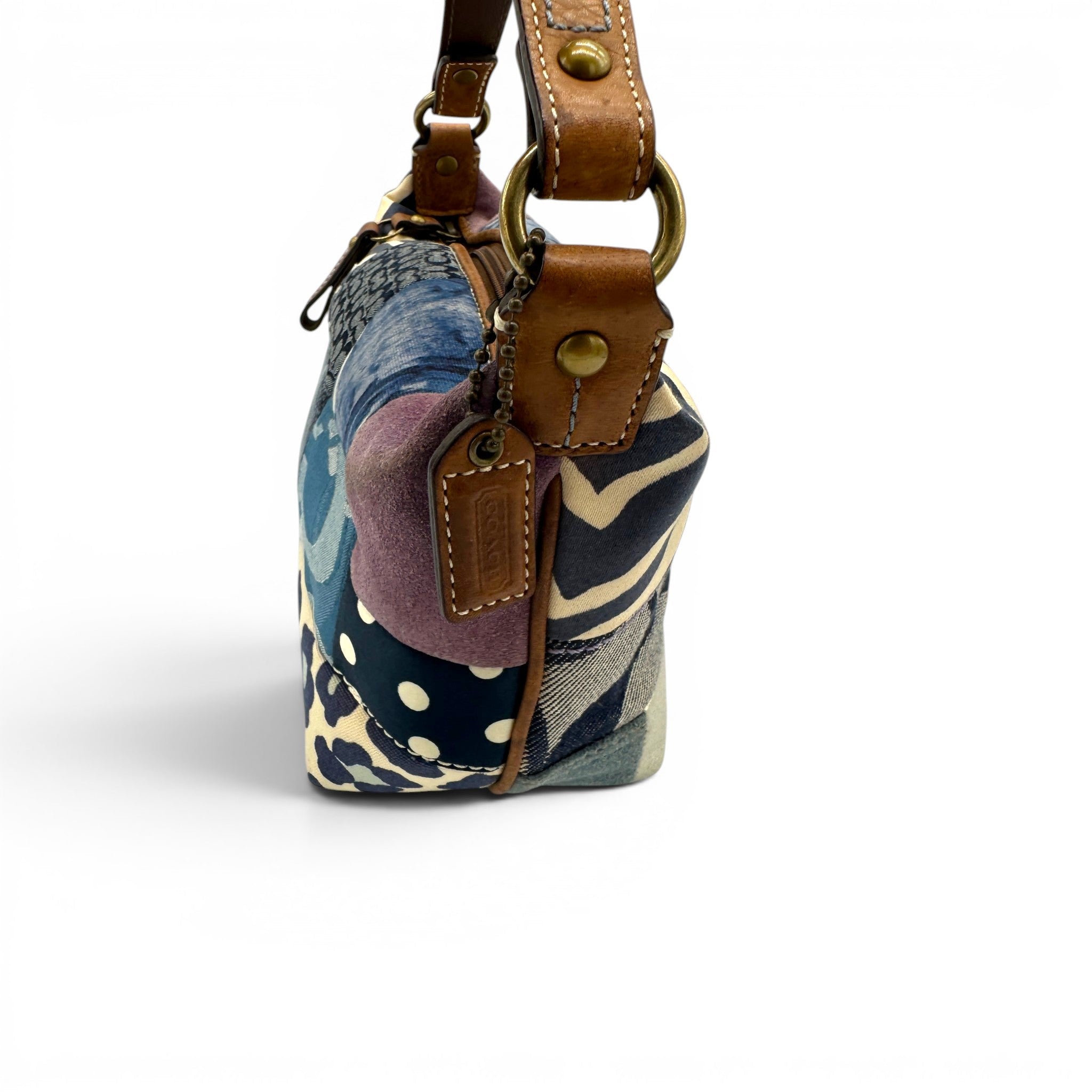 Vintage Coach F40530 Patchwork Denim Shoulder Bag – Thanks it's