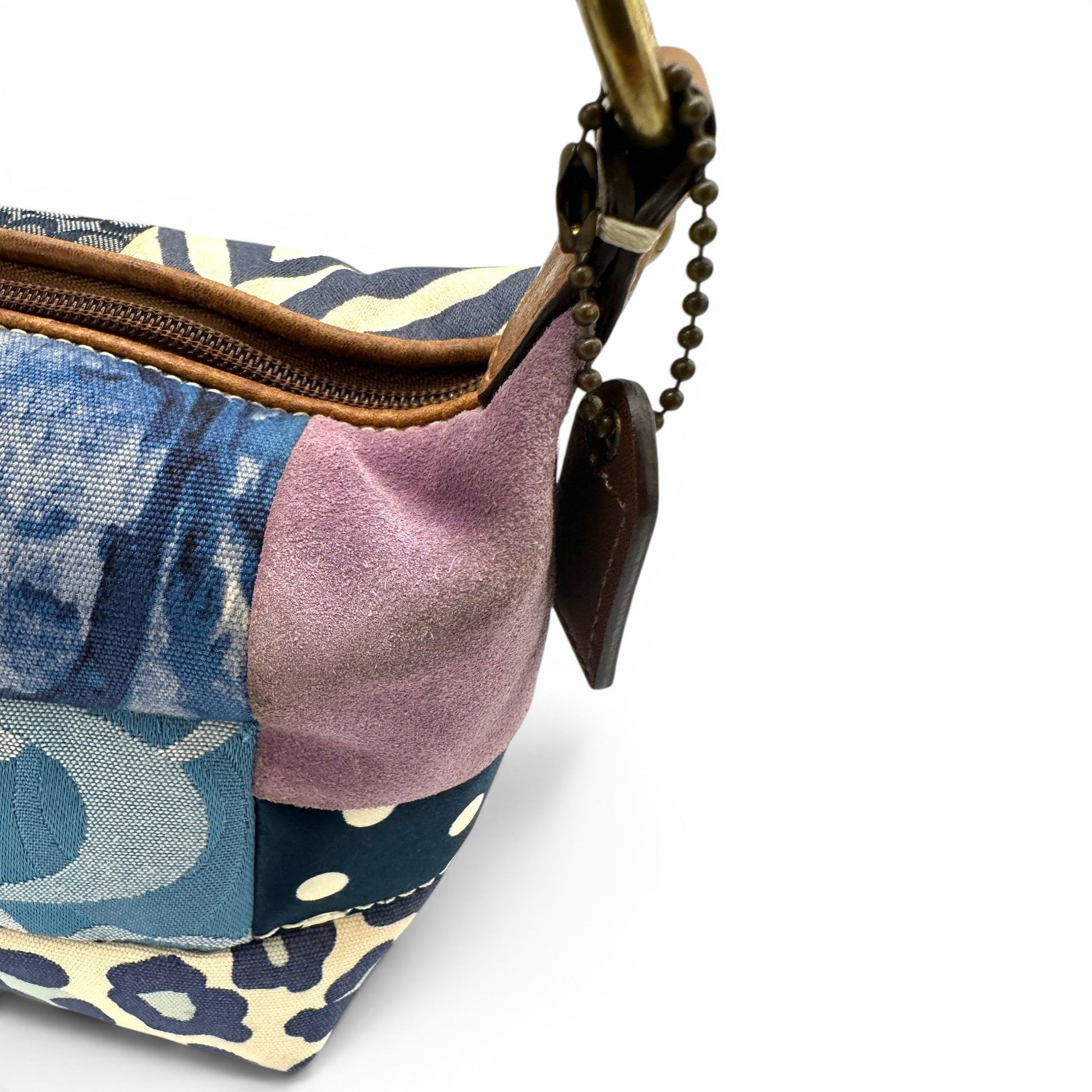 Vintage Coach F40530 Patchwork Denim Shoulder Bag - Thanks it's Vintage