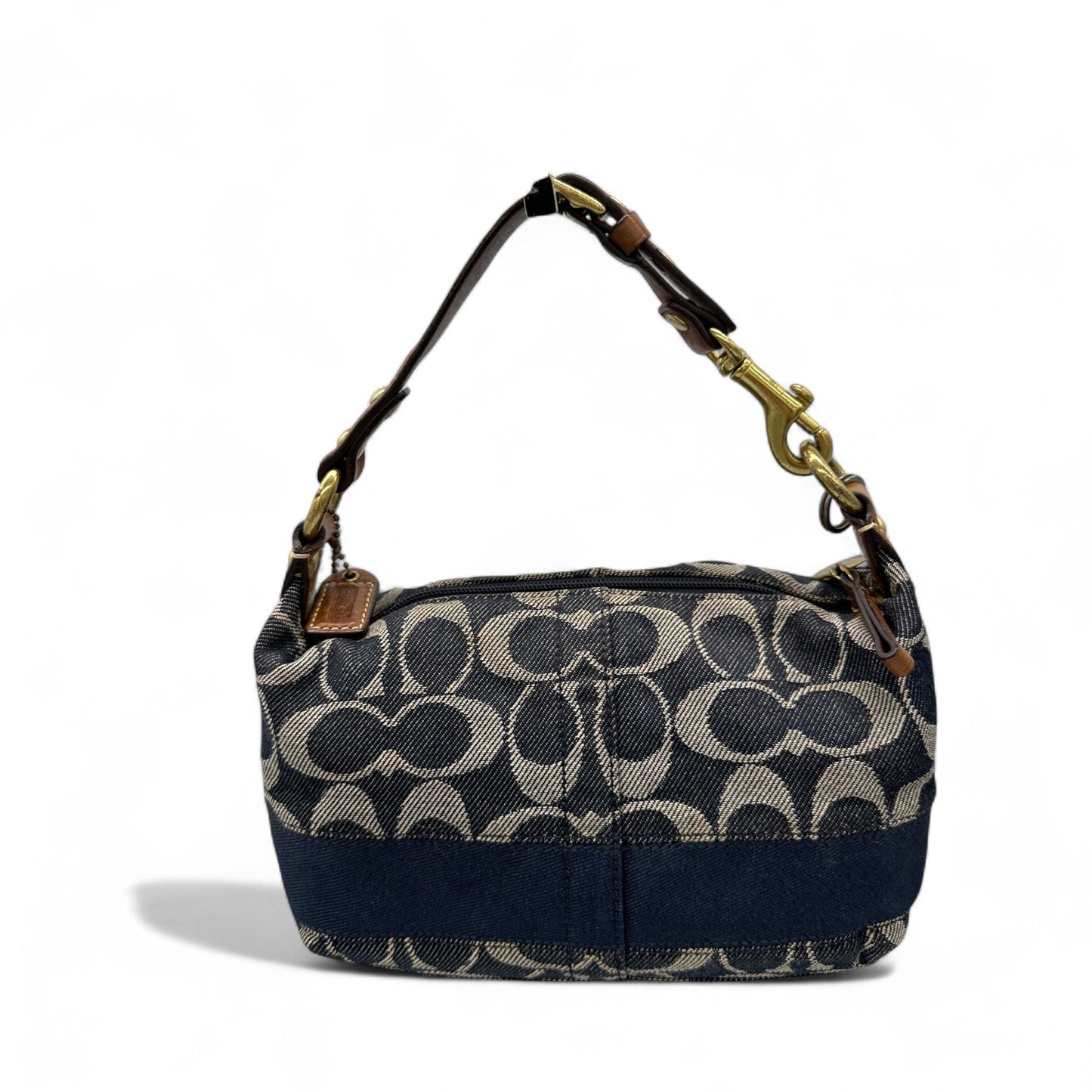 Vintage Coach F40757 Denim Monogram Mini Shoulder Bag - Thanks it's Vintage