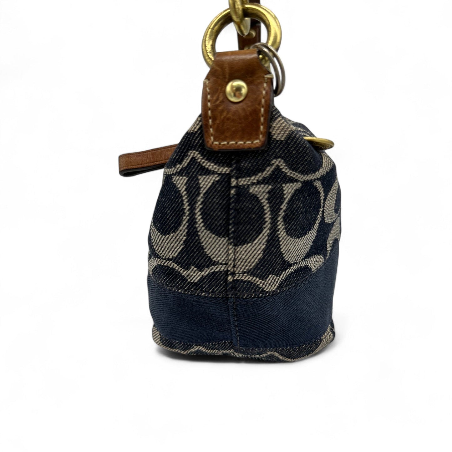 Vintage Coach F40757 Denim Monogram Mini Shoulder Bag - Thanks it's Vintage