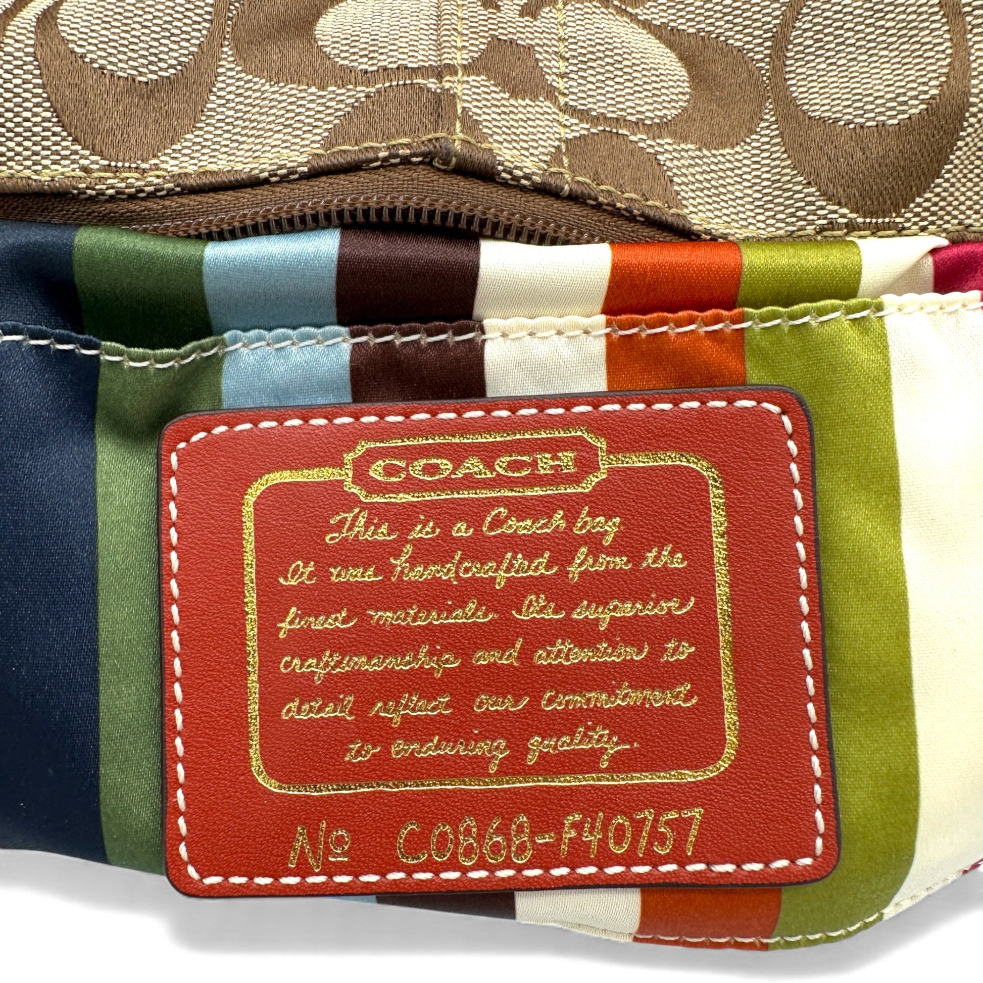 Vintage Coach F40757 Monogram Mini Shoulder Bag - Thanks it's Vintage