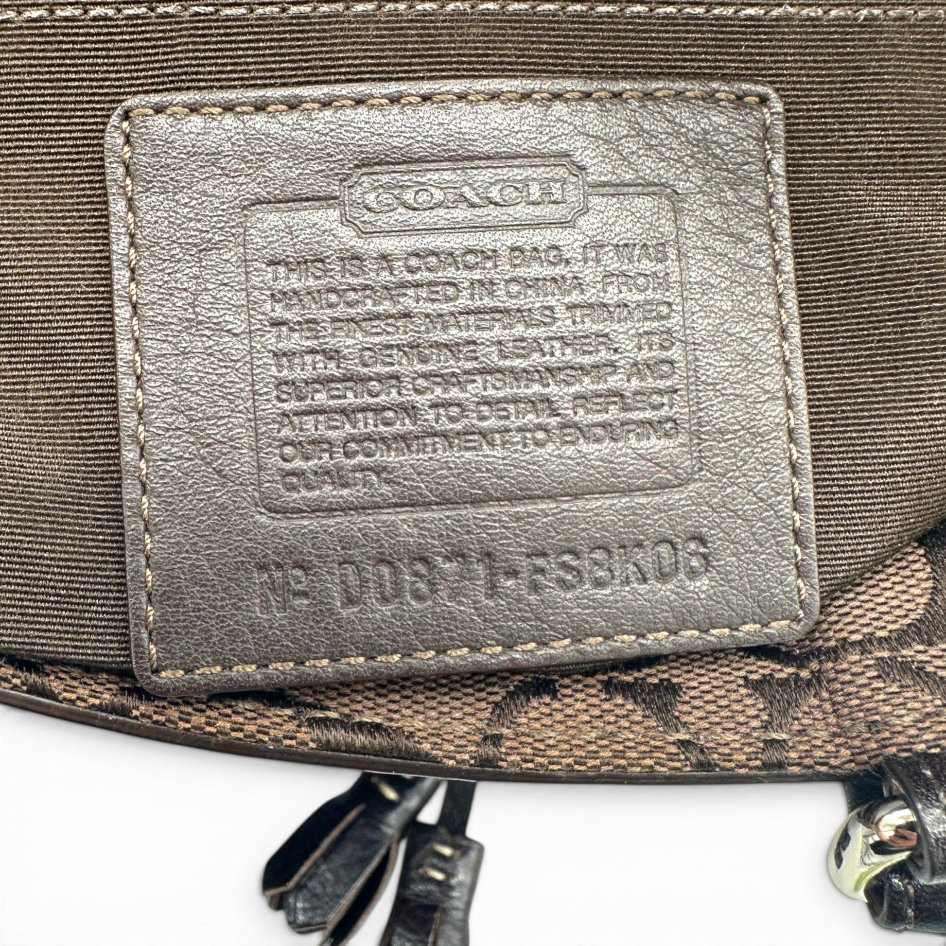 Vintage Coach FS8K06 Hampton Clip Handbag - Thanks it's Vintage