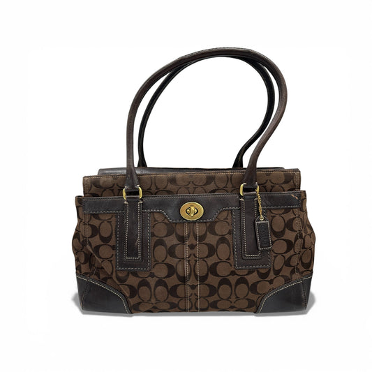 Vintage Coach Hampton Carryall 11063 Turnlock Handbag - Thanks it's Vintage