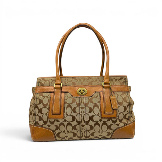 Vintage Coach Hampton Carryall 11063 Turnlock Handbag - Thanks it's Vintage
