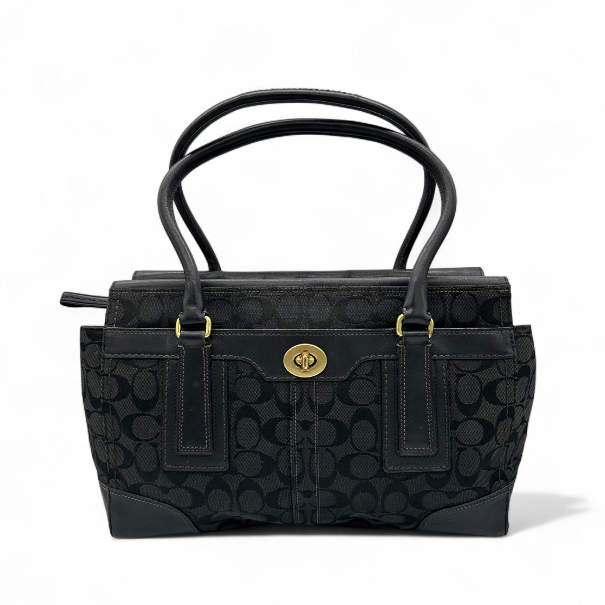 Vintage Coach Hampton Carryall 11063 Turnlock Handbag - Thanks it's Vintage