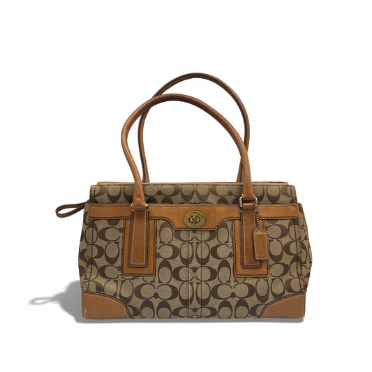 Vintage Coach Hampton Carryall 11063 Turnlock Handbag - Thanks it's Vintage