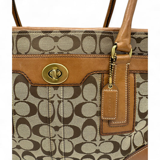 Vintage Coach Hampton Carryall 11063 Turnlock Handbag - Thanks it's Vintage