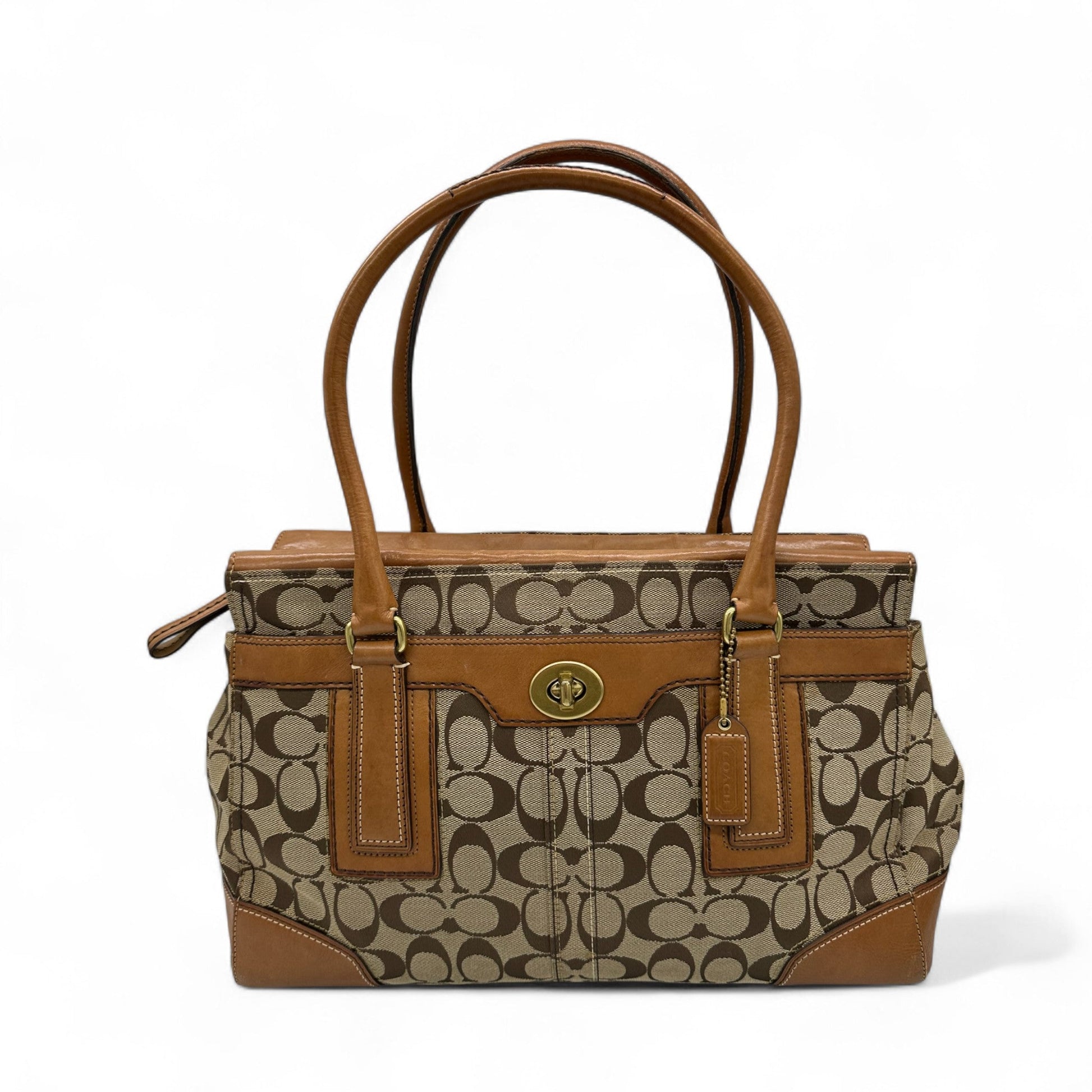 Vintage Coach Hampton Carryall 11063 Turnlock Handbag - Thanks it's Vintage