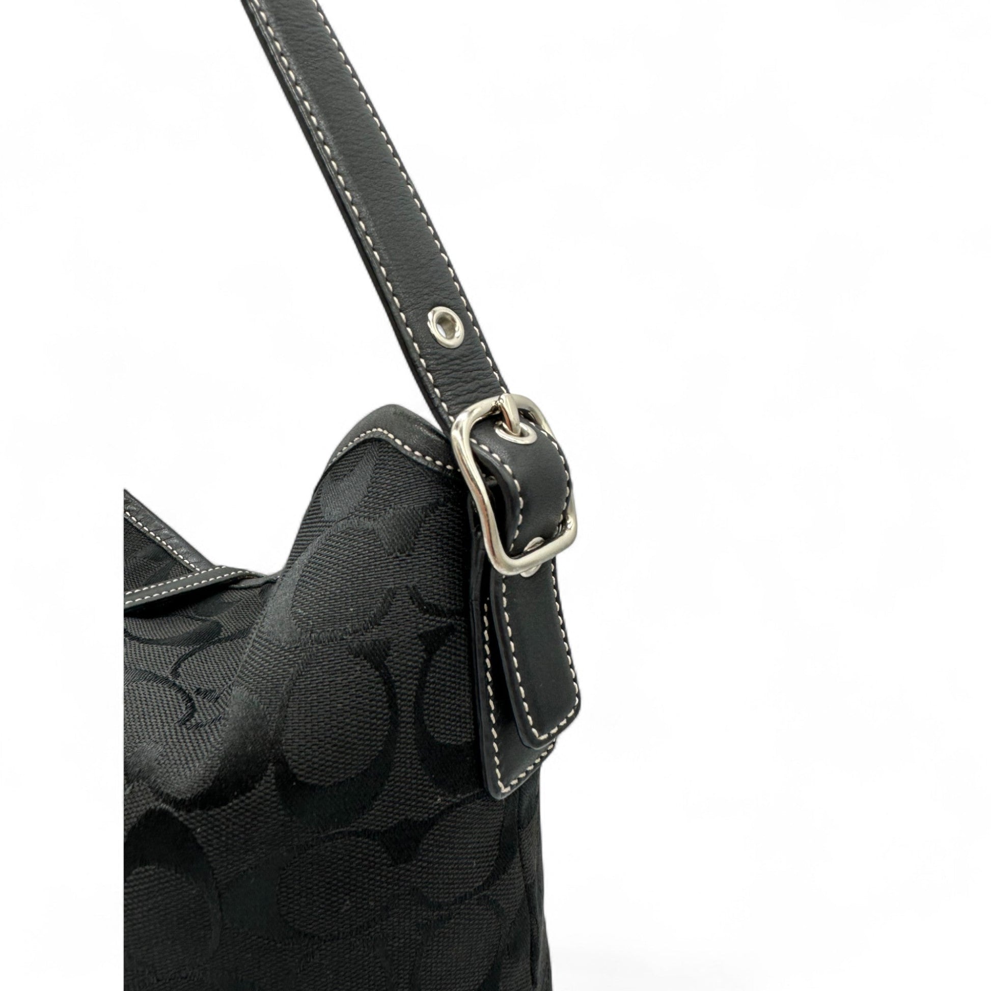 Vintage Coach Hamptons Black 6845 Shoulder Bag - Thanks it's Vintage