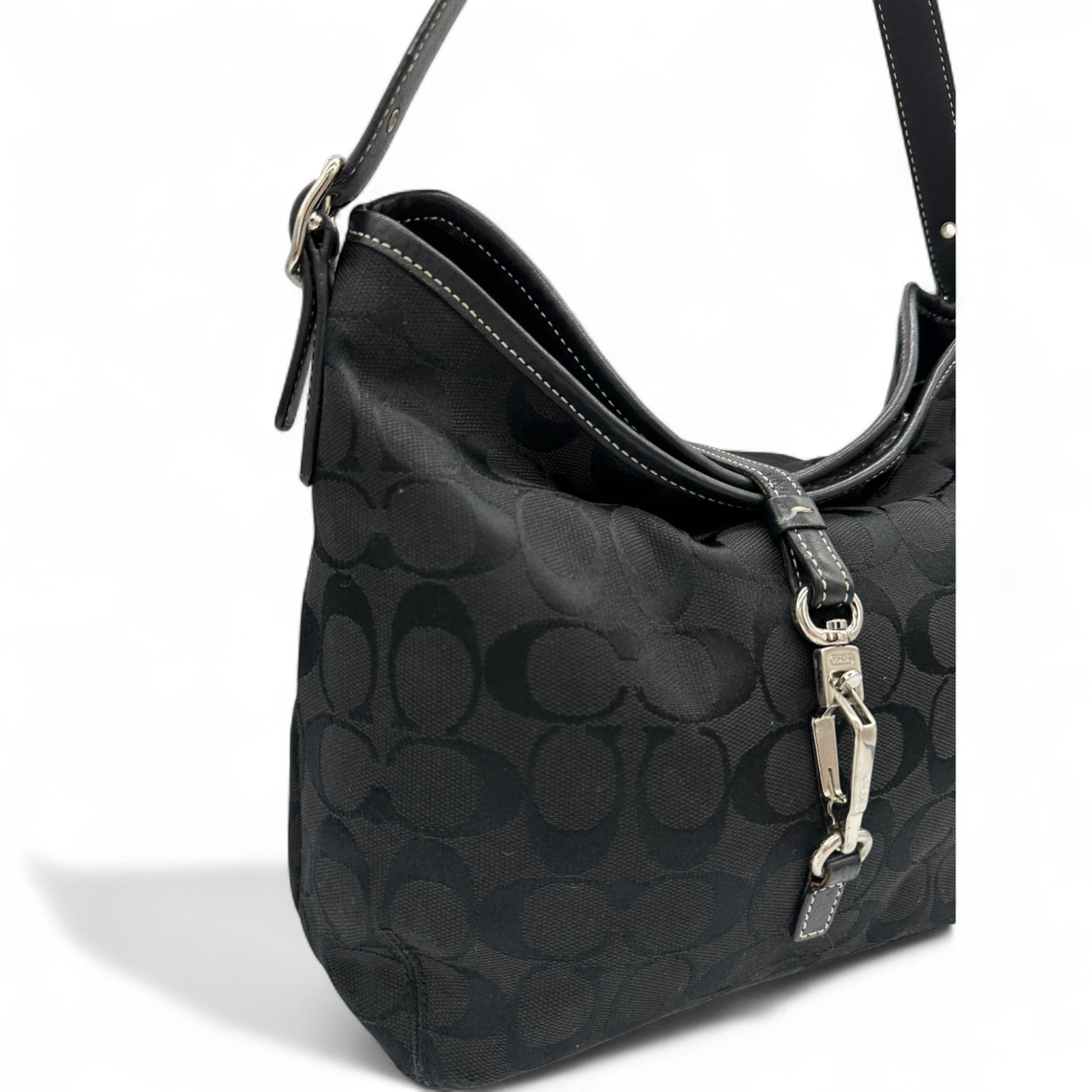 Vintage Coach Hamptons Black 6845 Shoulder Bag - Thanks it's Vintage