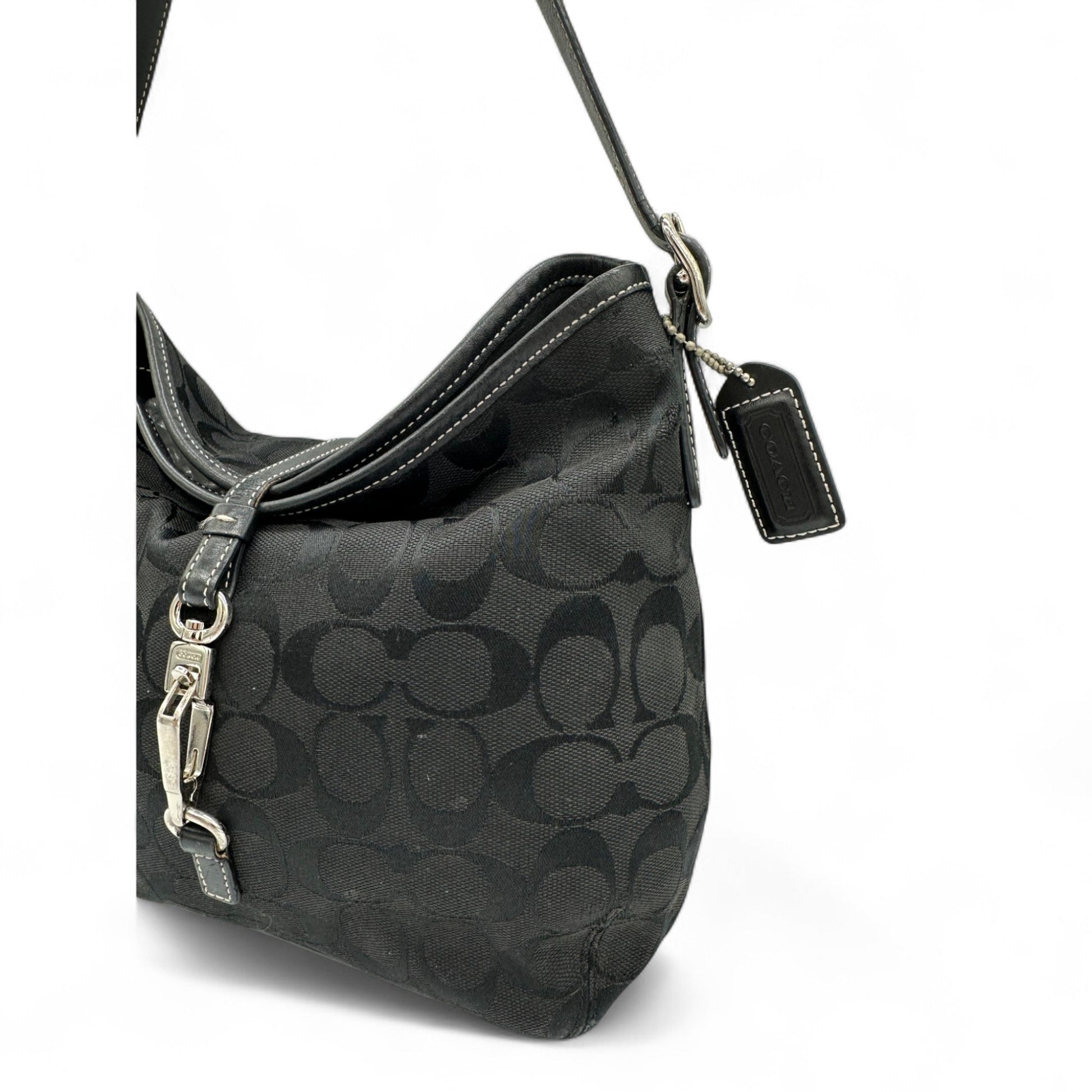 Vintage Coach Hamptons Black 6845 Shoulder Bag - Thanks it's Vintage