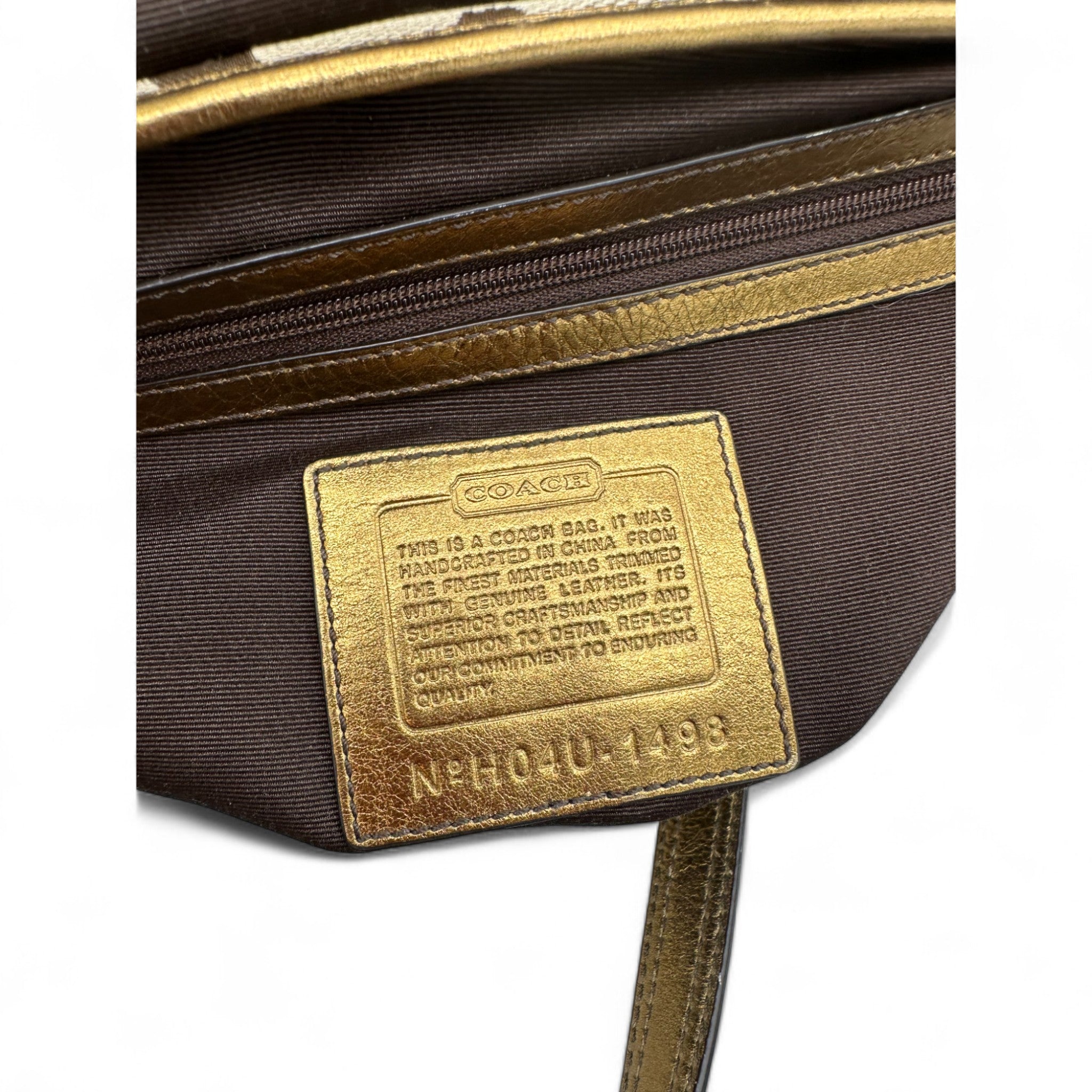 Vintage Coach 1498 Limited Edition Fall 2004 Tote Shoulder Bag