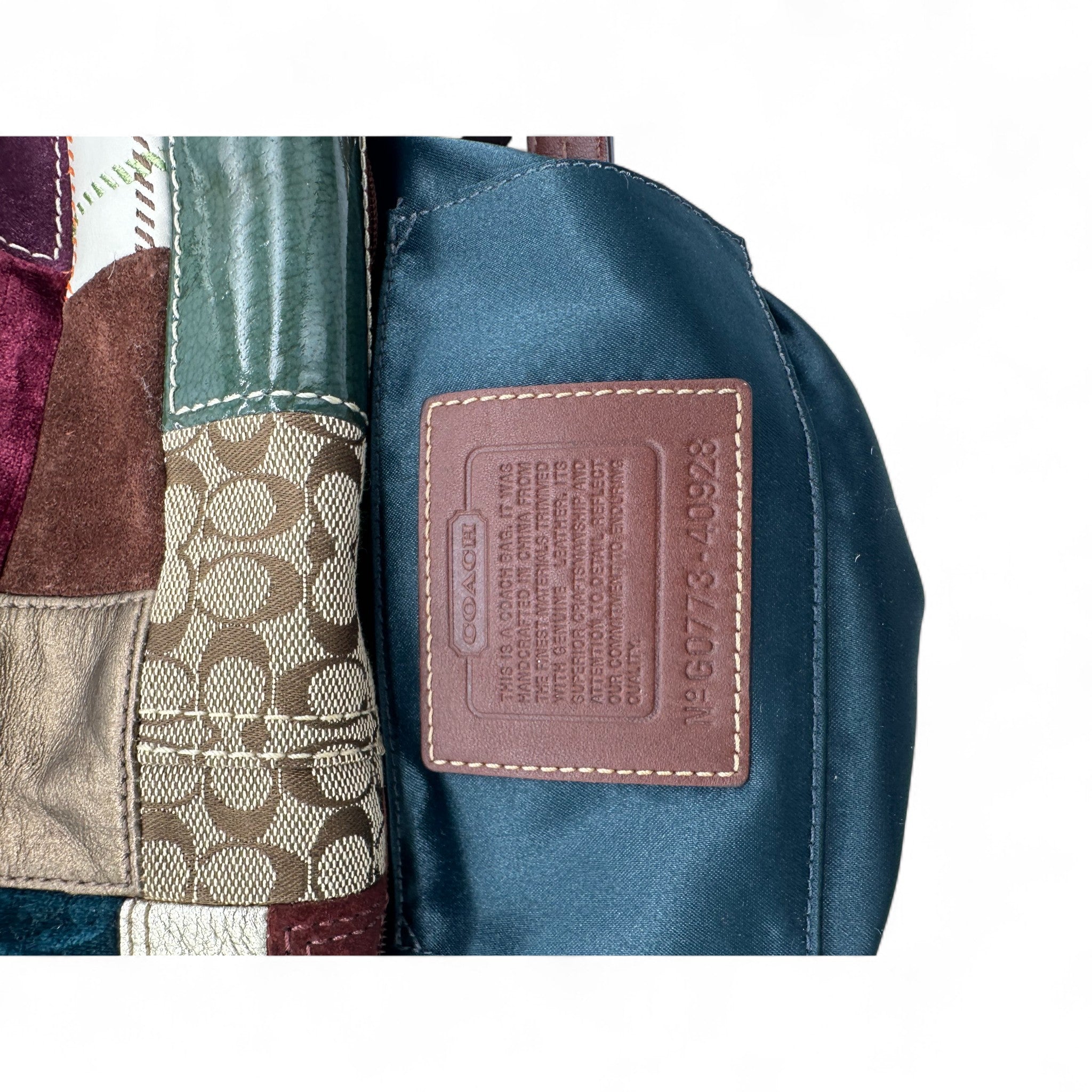 バッグ COACH Shoulder Bag Vintage Patchwork Vintage Coach Mini Patchwork 40928 Shoulder Bag – Thanks it's Vintage