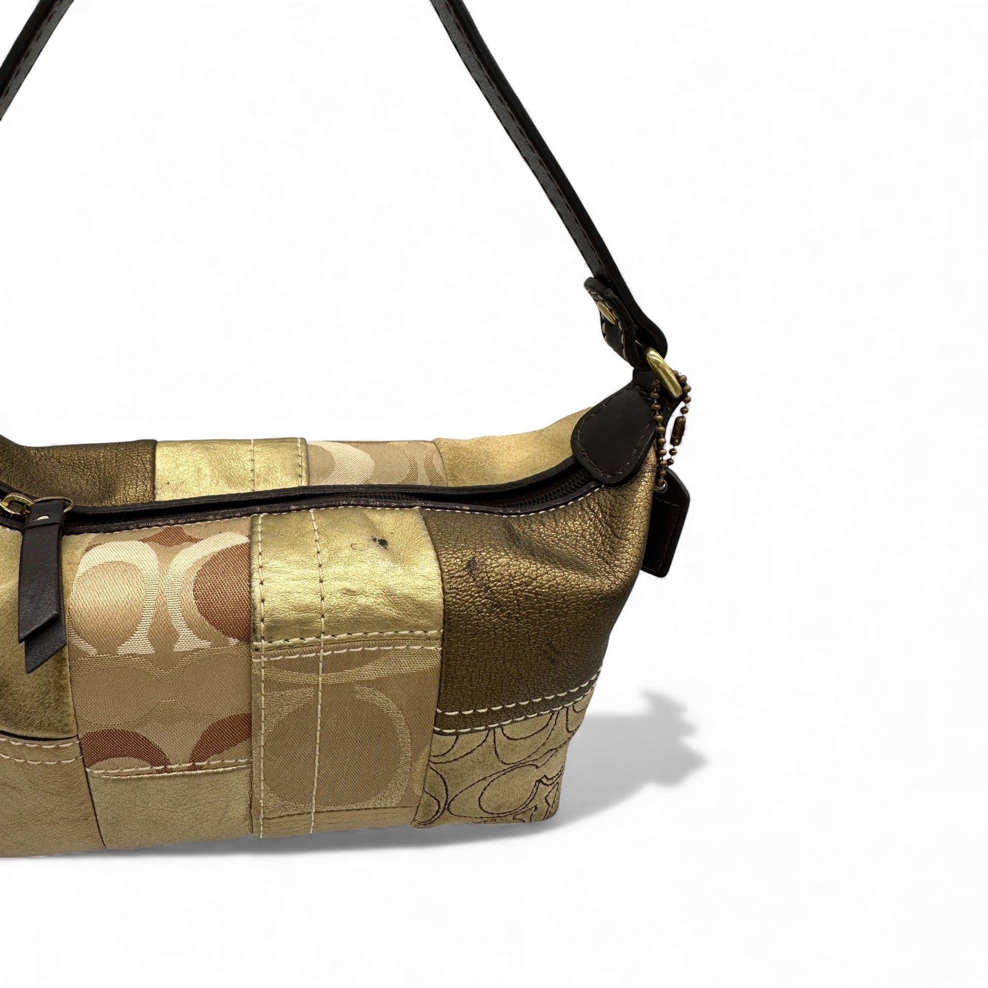 Vintage Coach Mini Patchwork Shoulder Bag - Thanks it's Vintage