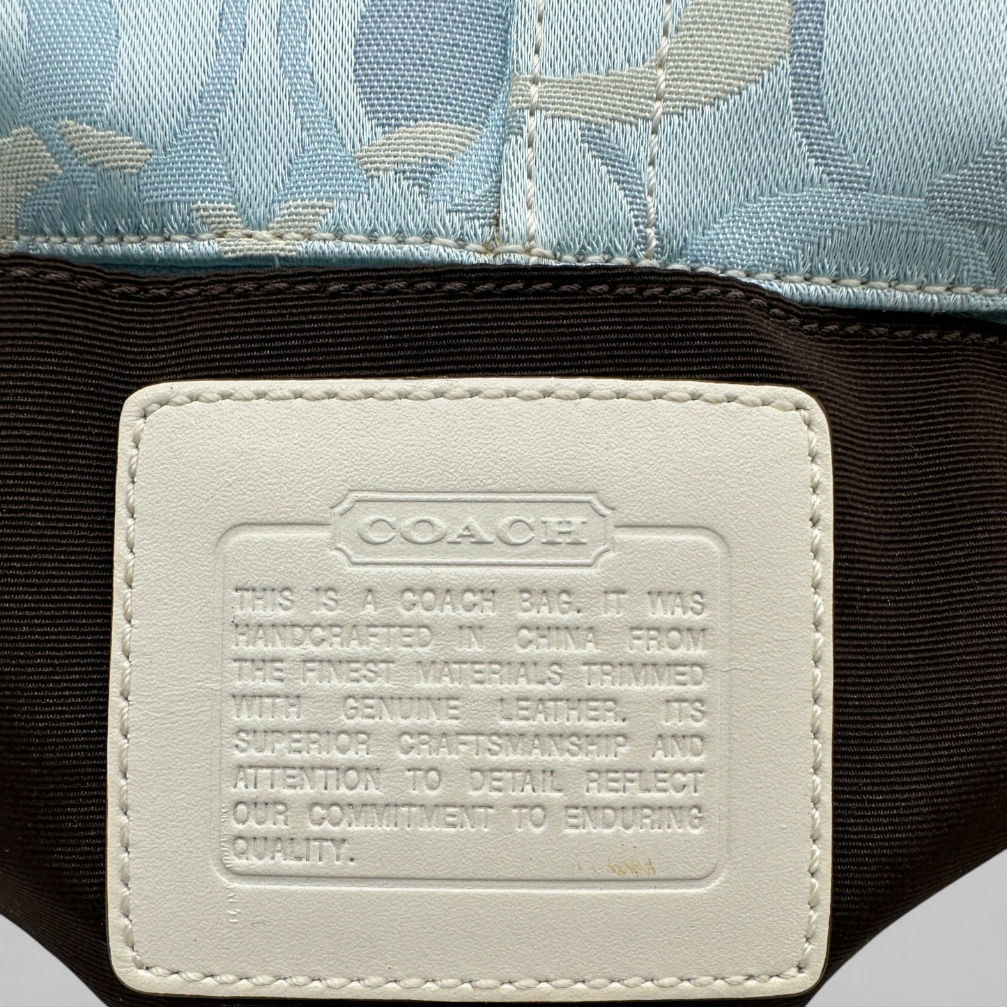 Vintage Coach Optic Monogram Shoulder Bag - Thanks it's Vintage