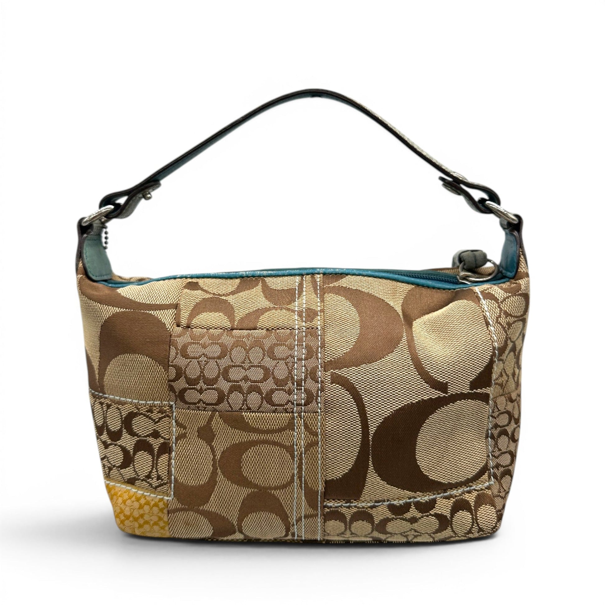 Vintage Coach Patchwork Python Trim Mini Bag - Thanks it's Vintage