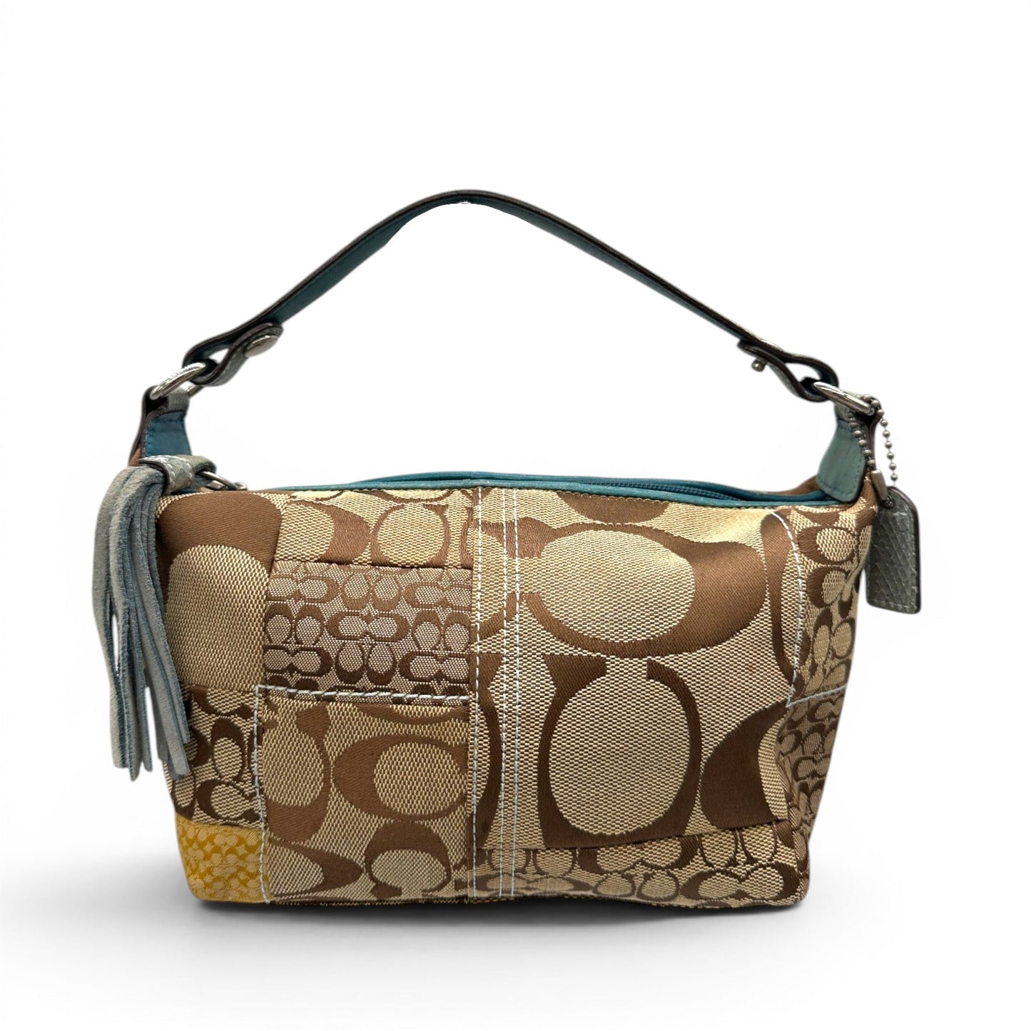 Vintage Coach Patchwork Python Trim Mini Bag - Thanks it's Vintage