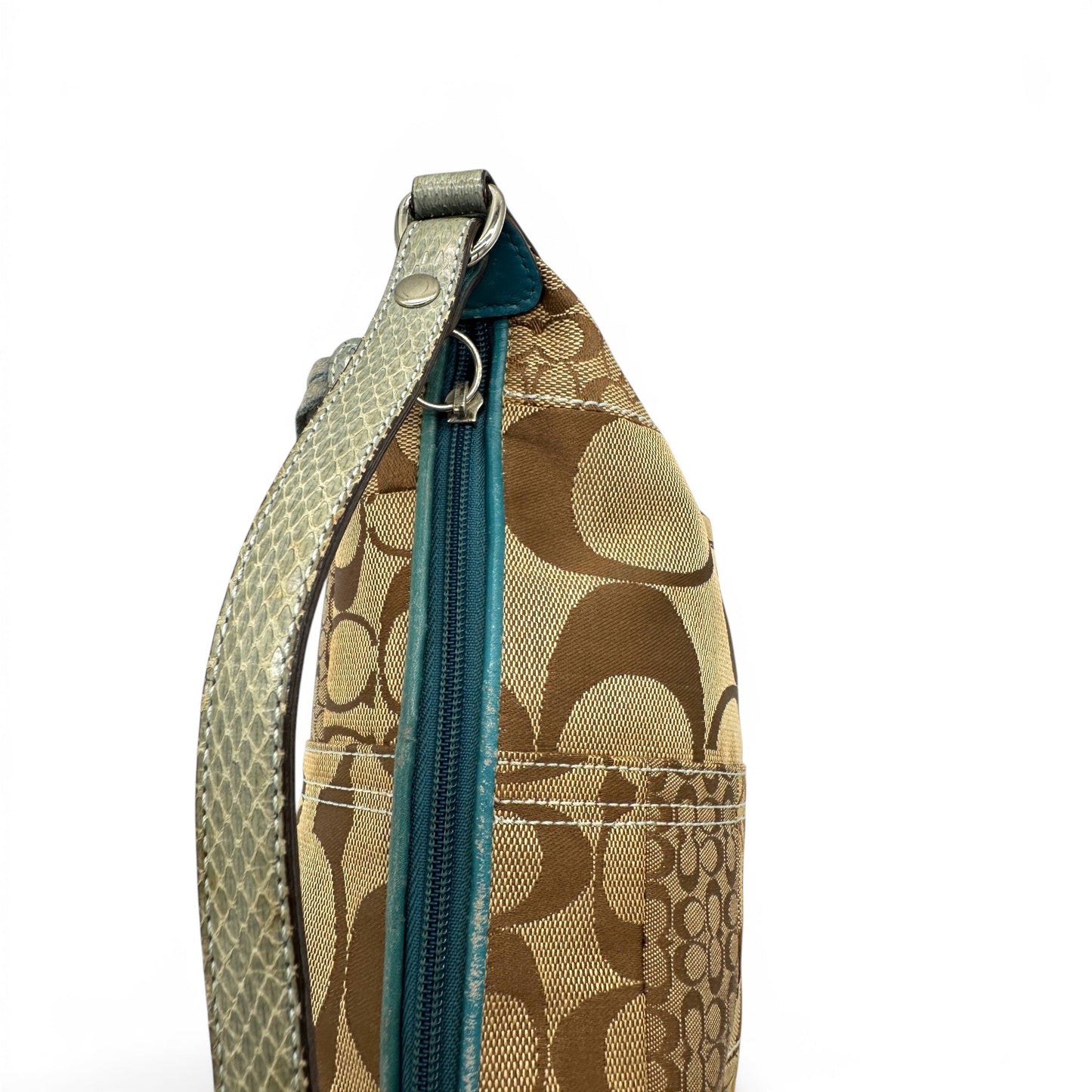 Vintage Coach Patchwork Python Trim Mini Bag - Thanks it's Vintage