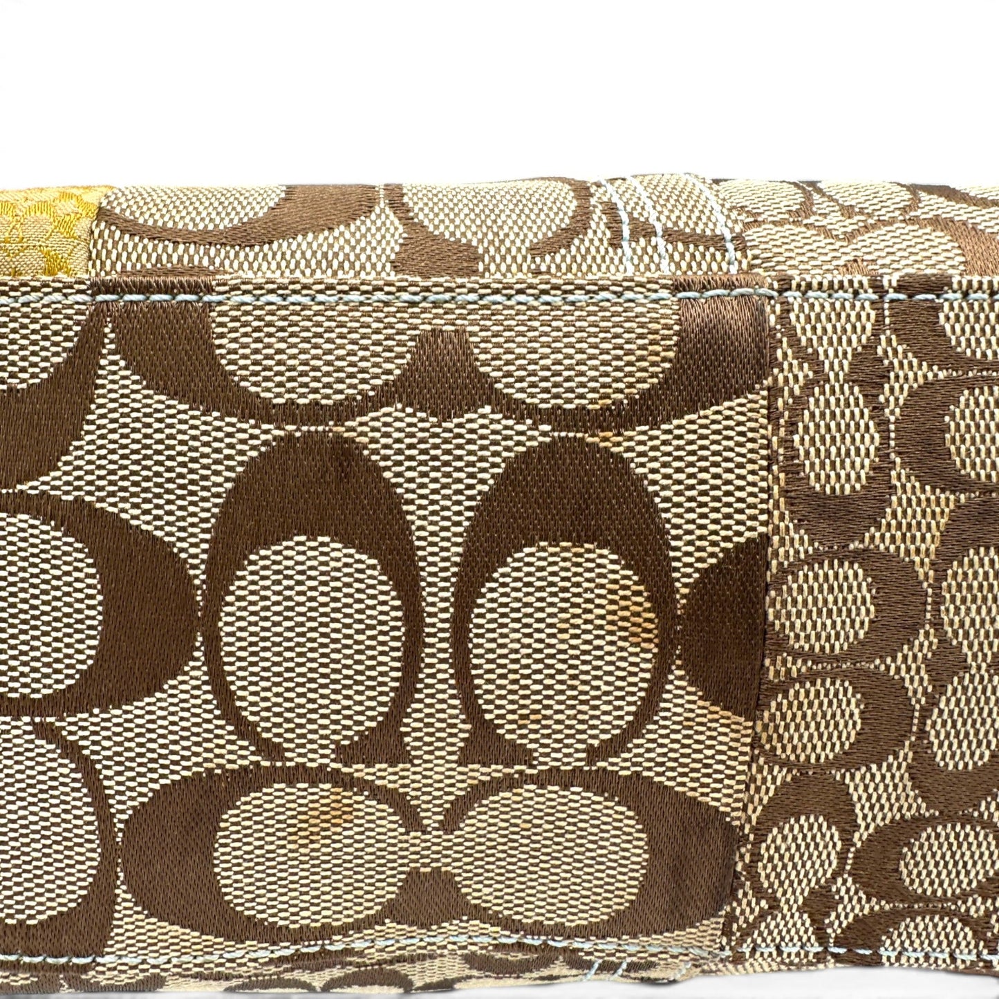 Vintage Coach Patchwork Python Trim Mini Bag - Thanks it's Vintage