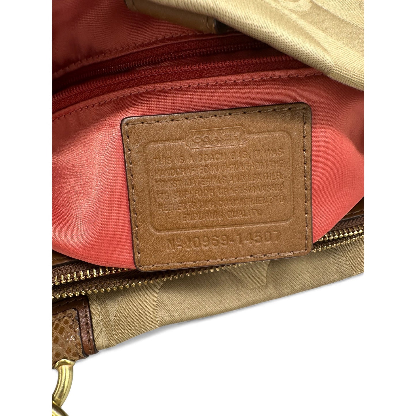 Vintage Coach Peyton 14507 Tote Shoulder Bag - Thanks it's Vintage