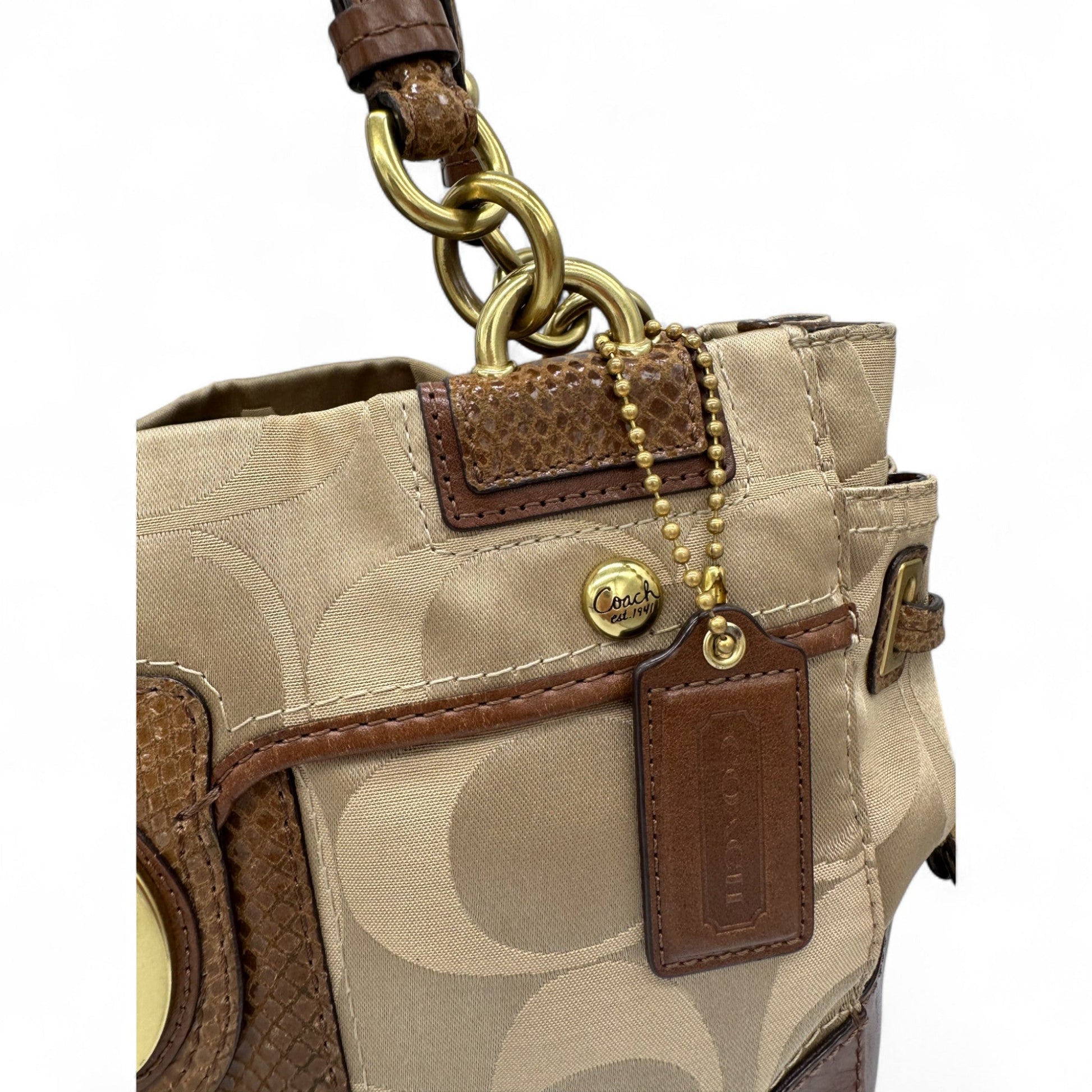 Vintage Coach Peyton 14507 Tote Shoulder Bag - Thanks it's Vintage