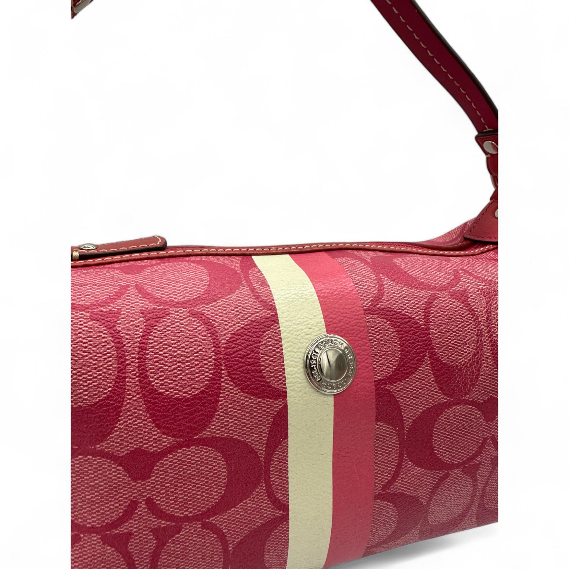 Vintage Coach Pink Monogram Shoulder Bag - Thanks it's Vintage