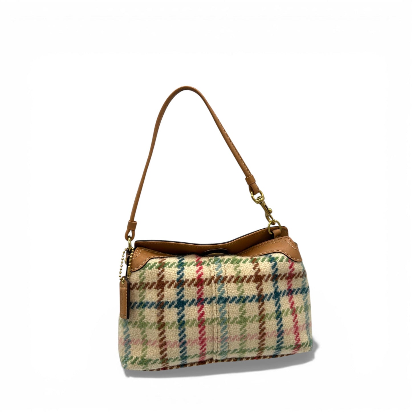 Vintage Coach Plaid Tweed Turnlock Mini Handbag - Thanks it's Vintage