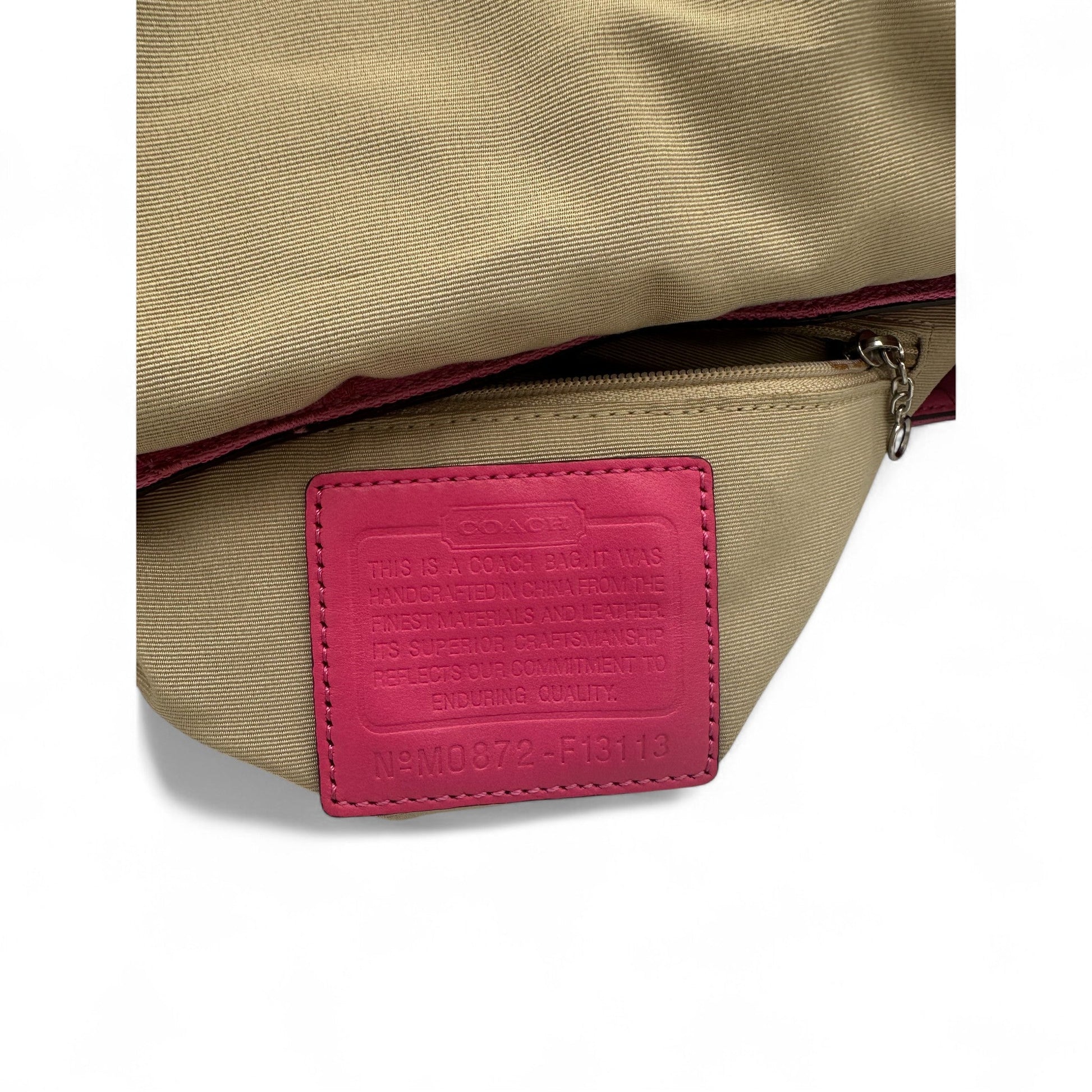 Vintage Coach Rare Y2K Pink Monogram Soho Buckle Shoulder bag - Thanks it's Vintage