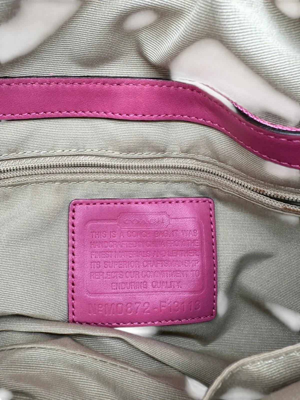 Vintage Coach Rare Y2K Pink Monogram Soho Buckle Shoulder bag - Thanks it's Vintage