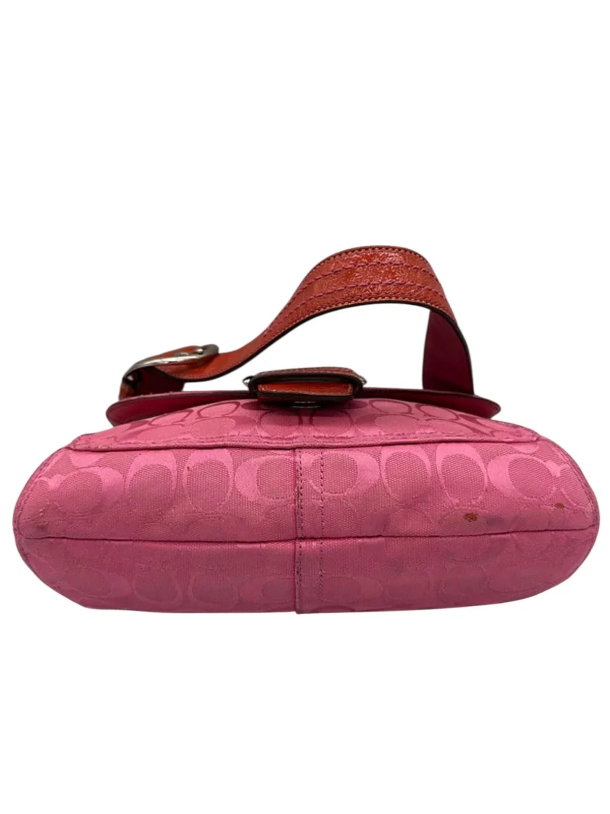 Vintage Coach Rare Y2K Pink Monogram Soho Buckle Shoulder bag - Thanks it's Vintage