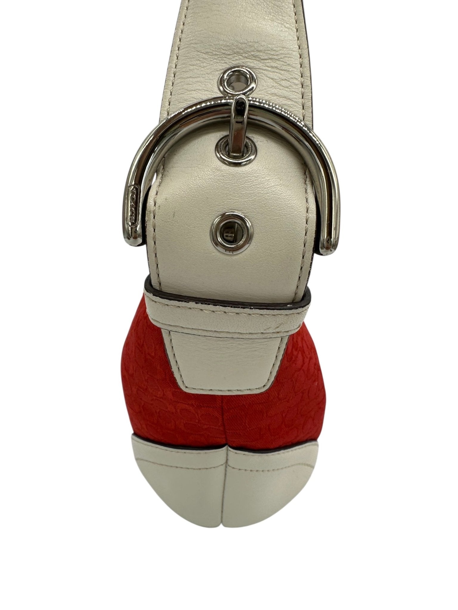 Vintage Coach Red Monogram 6451 Croissant Mini Shoulder Bag - Thanks it's Vintage