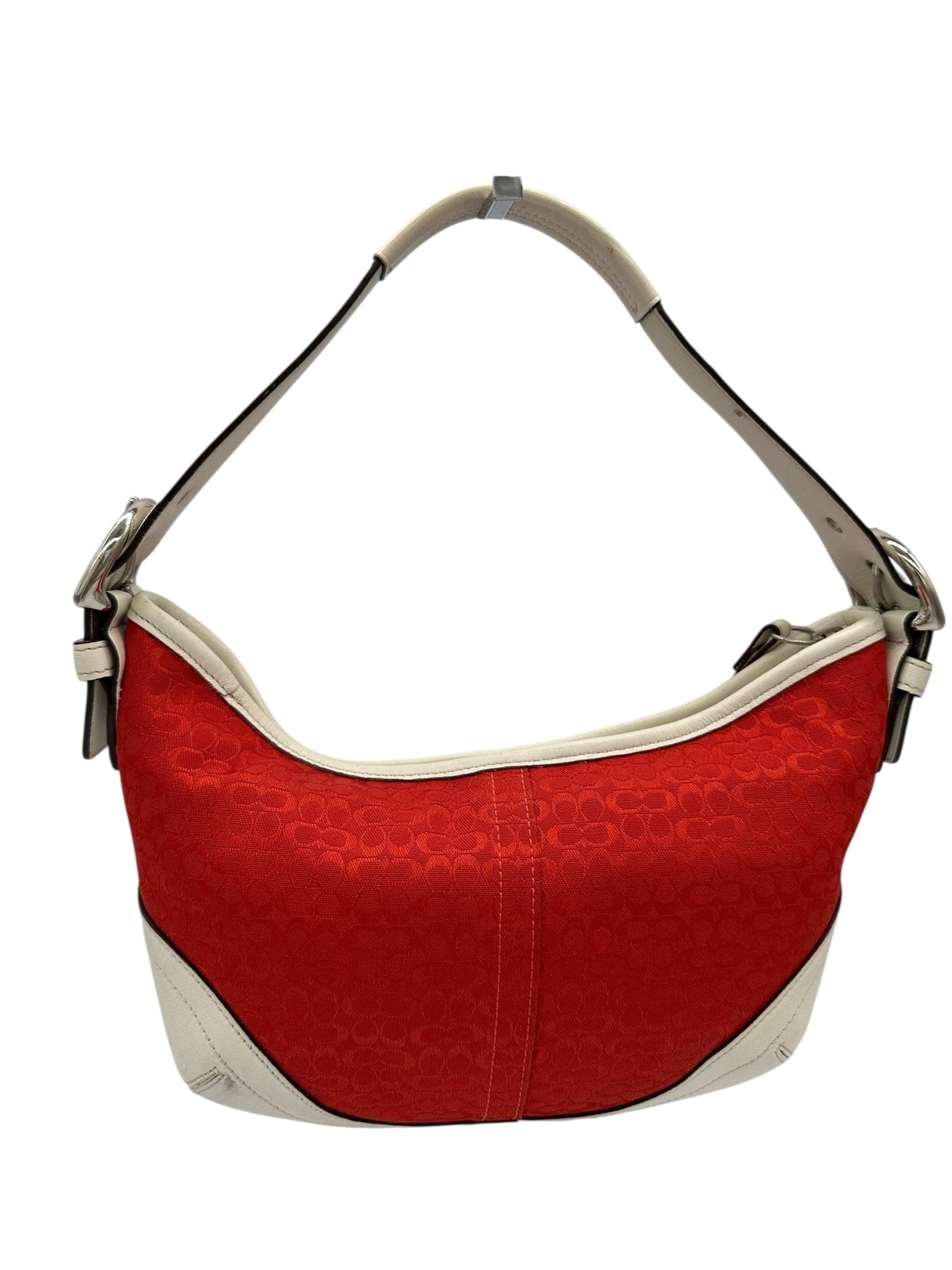 Vintage Coach Red Monogram 6451 Croissant Mini Shoulder Bag - Thanks it's Vintage