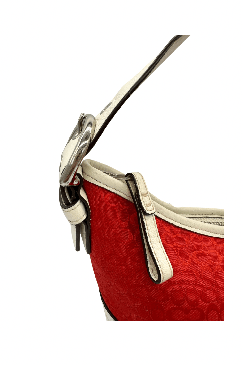 Vintage Coach Red Monogram 6451 Croissant Mini Shoulder Bag - Thanks it's Vintage