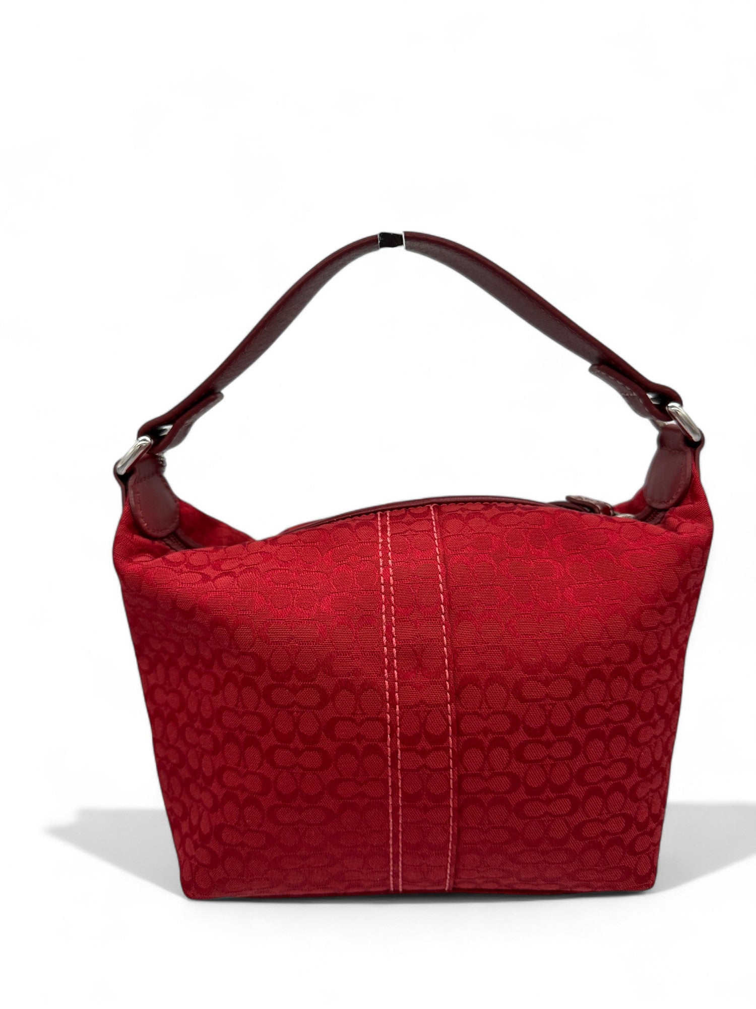 Vintage Coach Red Monogram Mini Shoulder Bag - Thanks it's Vintage