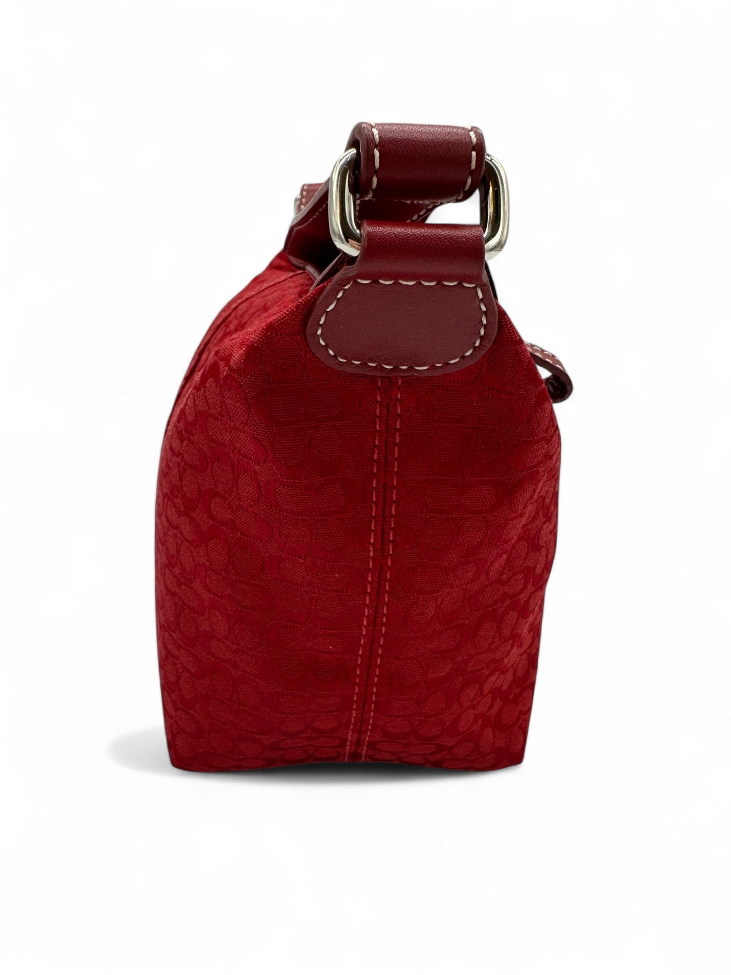 Vintage Coach Red Monogram Mini Shoulder Bag - Thanks it's Vintage