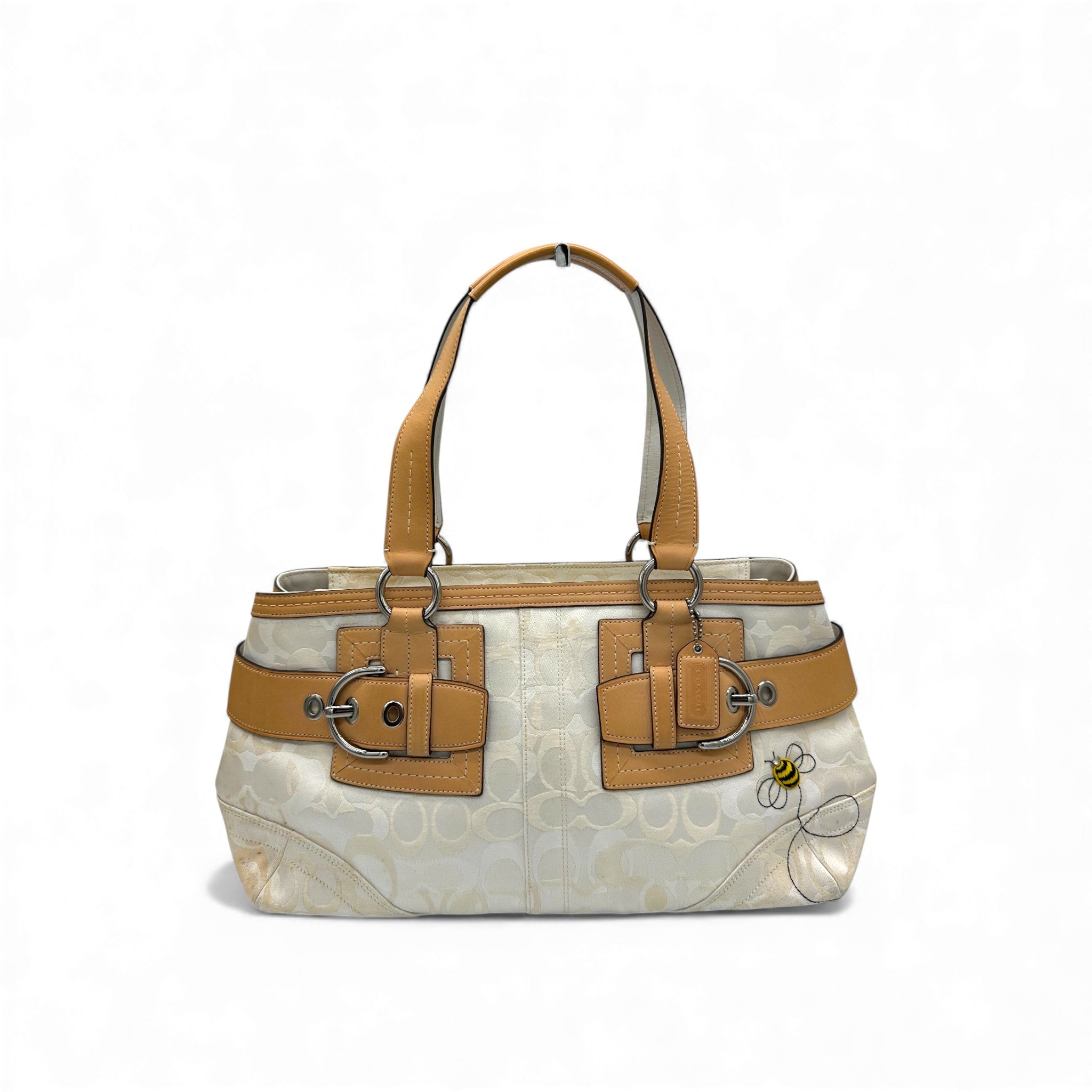 バッグ Coach Soho Bee Embroidery Shoulder Bag Vintage Coach Soho 1484 Bumble Bee Shoulder Bag – Thanks it's Vintage