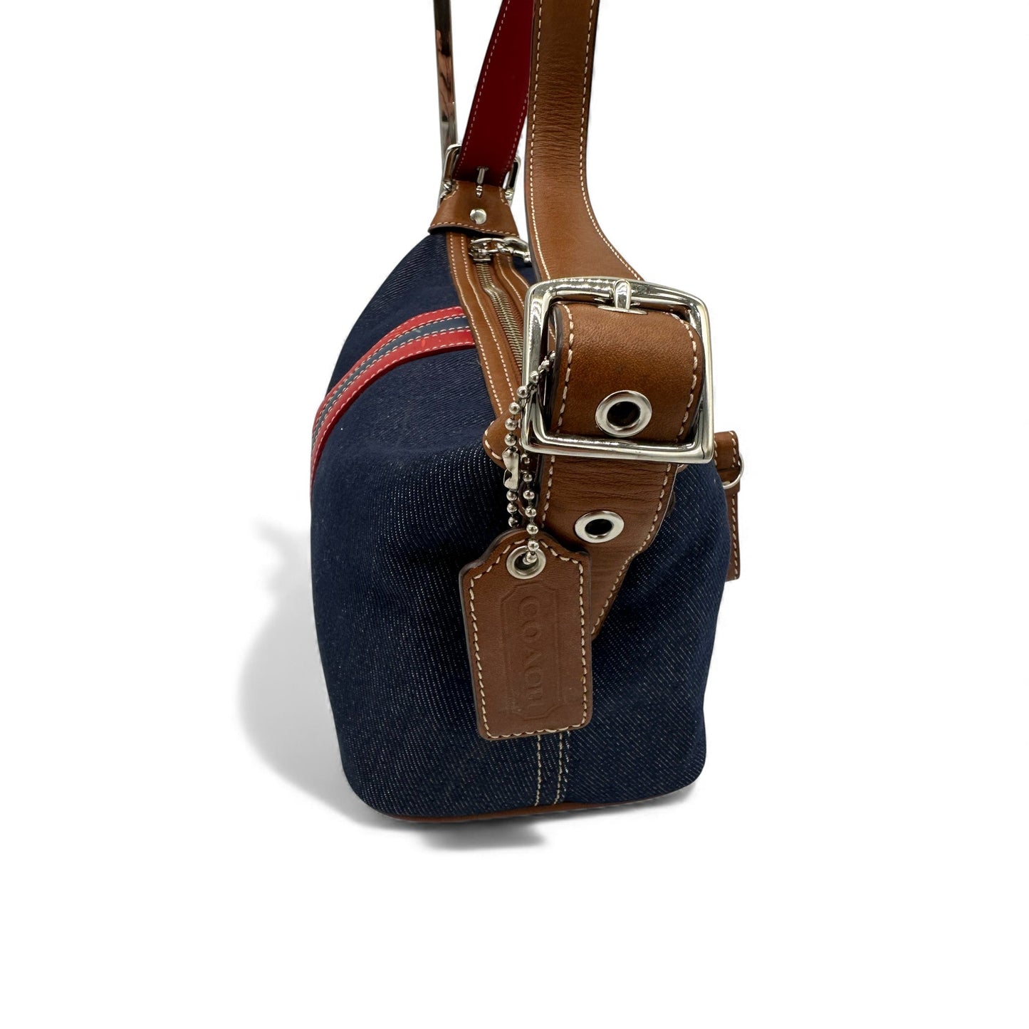 Vintage Coach Sufflette Denim 6854 Shoulder Bag - Thanks it's Vintage