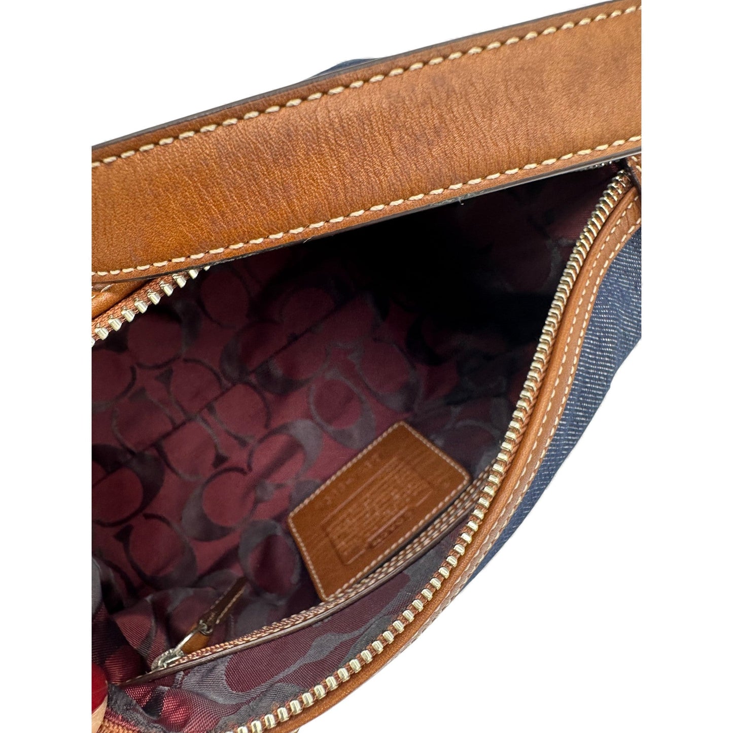 Vintage Coach Sufflette Denim 6854 Shoulder Bag - Thanks it's Vintage