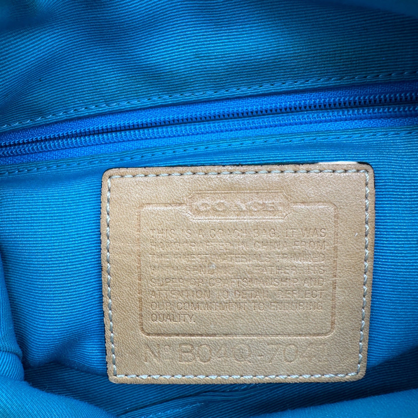 Vintage Coach Sufflette Denim 7041 Shoulder Bag - Thanks it's Vintage