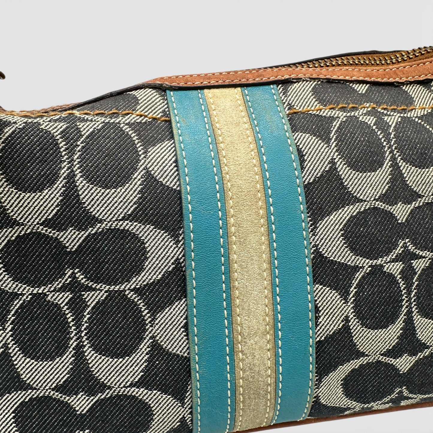 Vintage Coach Sufflette Denim 7041 Shoulder Bag - Thanks it's Vintage