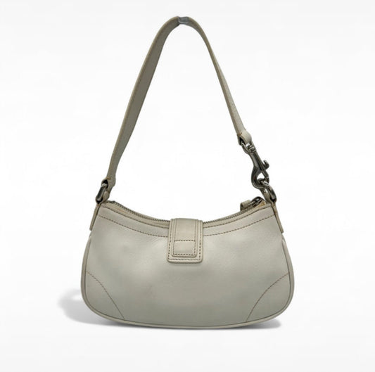 Vintage Coach White Leather Mini Soho 7542 Shoulder Bag - Thanks it's Vintage