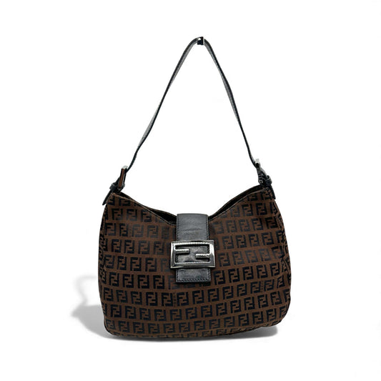 Vintage Fendi Baguette Shoulder Bag Zucchino Monogram - Thanks it's Vintage