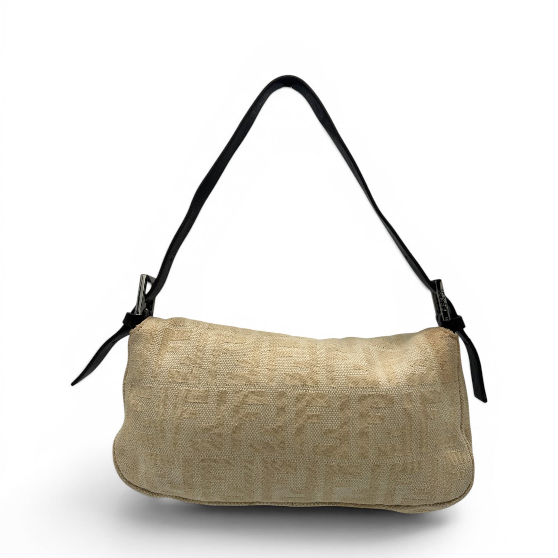 Vintage Fendi Baguette Zucca Flap Shoulder Bag - Thanks it's Vintage