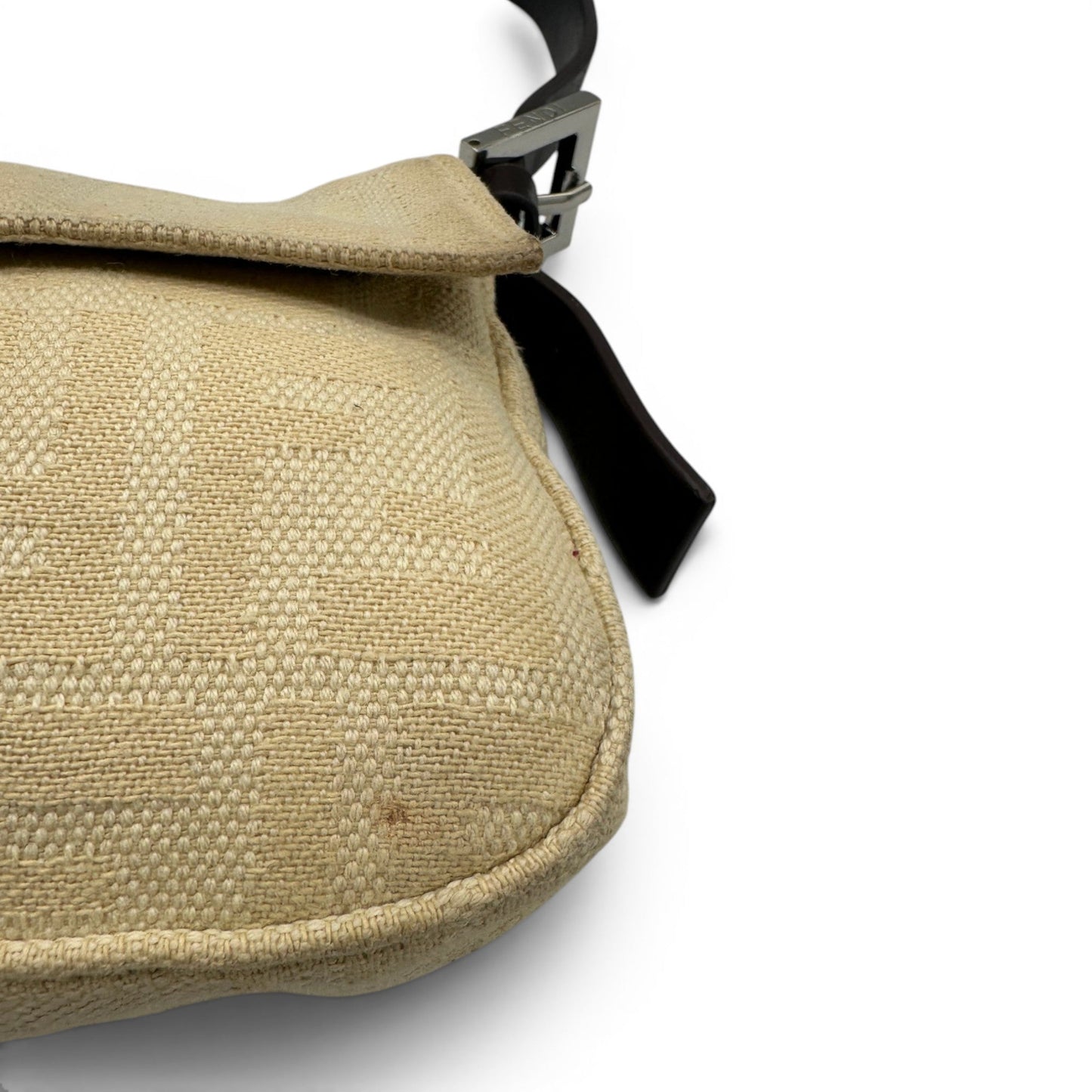 Vintage Fendi Baguette Zucca Flap Shoulder Bag - Thanks it's Vintage