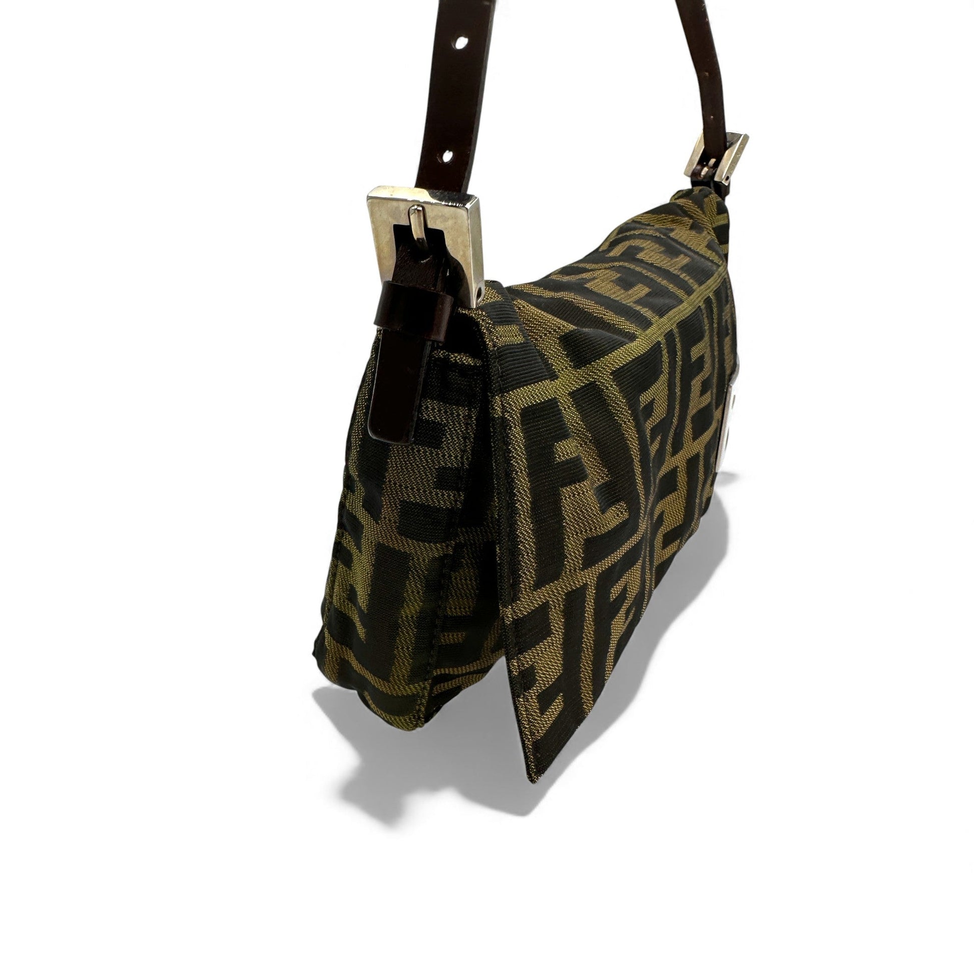 Vintage Fendi Baguette Zucca Monogram Shoulder Bag - Thanks it's Vintage