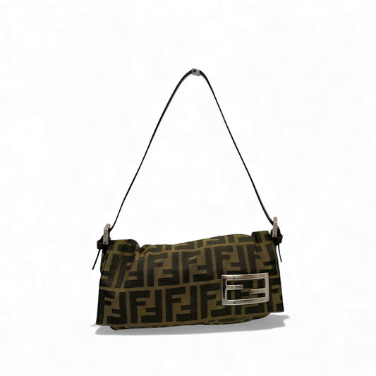 Vintage Fendi Baguette Zucca Monogram Shoulder Bag - Thanks it's Vintage