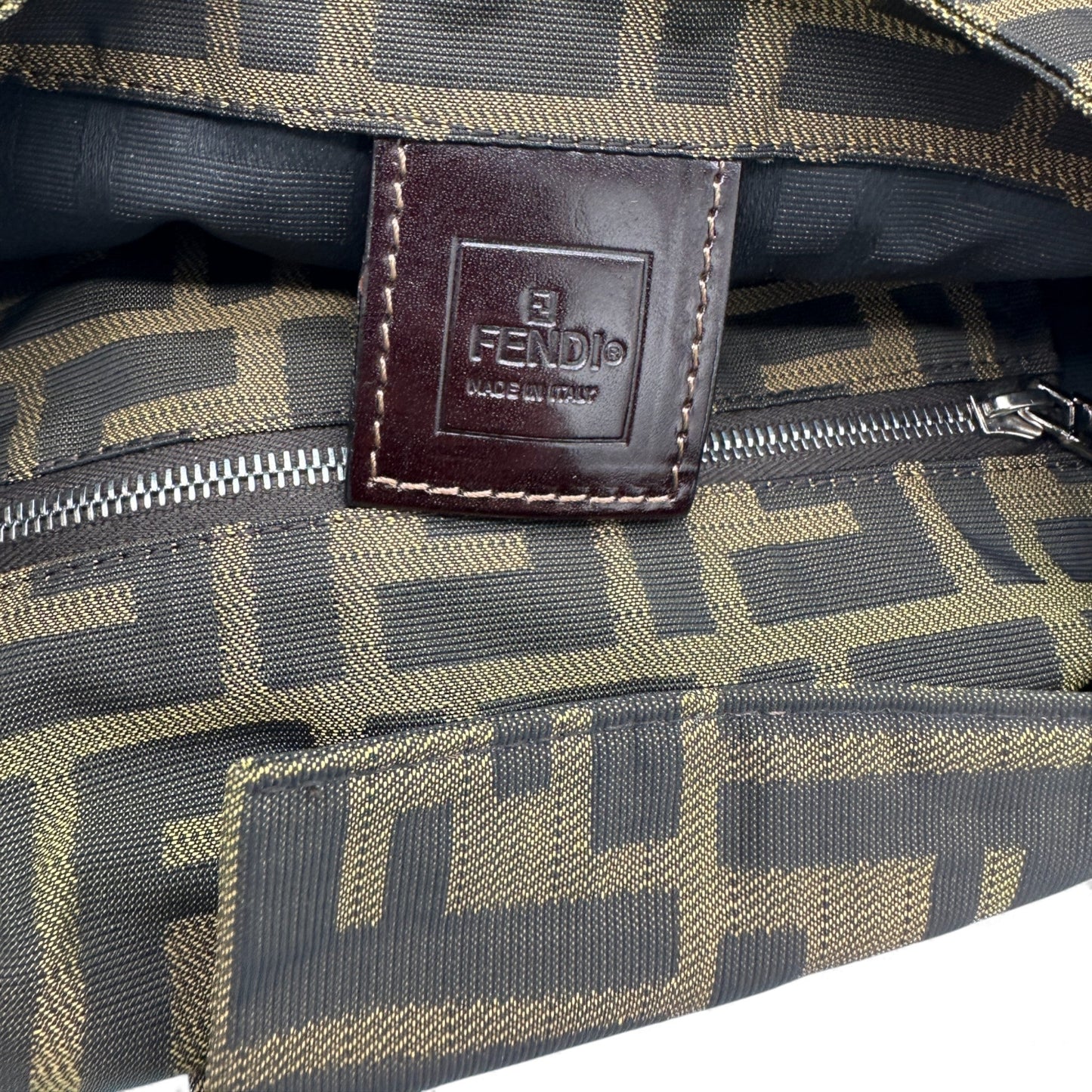 Vintage Fendi Baguette Zucca Monogram Shoulder Bag - Thanks it's Vintage